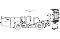 Jumbo de forage hydraulique avec changeur automatique de tiges, HT71