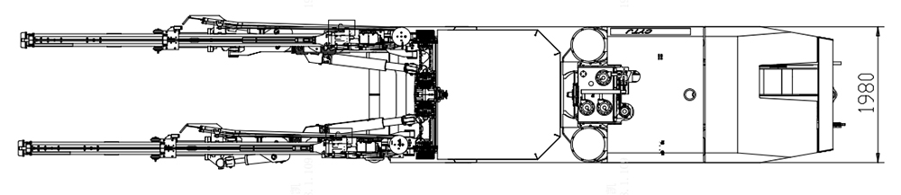 Foreuses hydrauliques jumbo, HT83-D