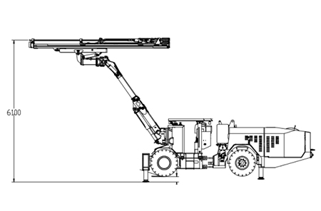 Foreuses hydrauliques jumbo, HT83-D