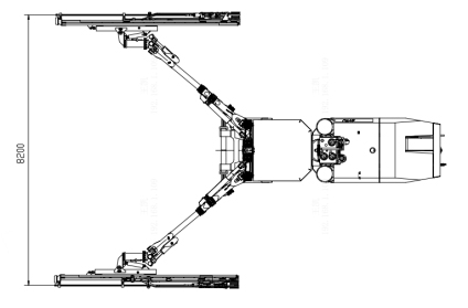 Foreuses hydrauliques jumbo, HT83-D