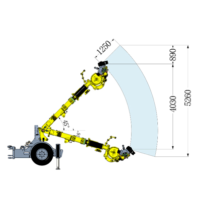 Jumbo hydraulique de boulonnage à deux bras, HT91/2