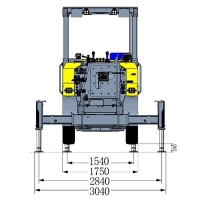 Jumbo hydraulique de boulonnage à deux bras, HT91/2