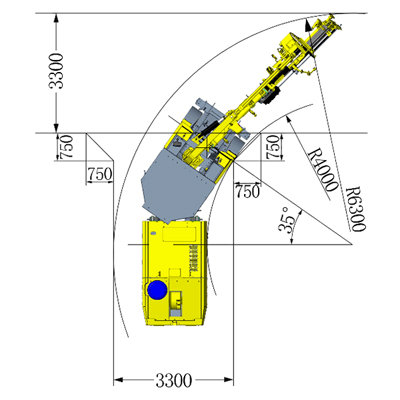 Jumbo hydraulique de boulonnage à deux bras, HT91/2
