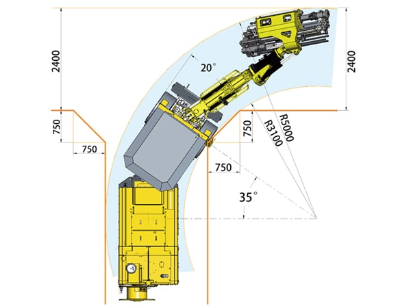 Jumbo de boulonnage hydraulique, HT92-D (Hauteur minimale de section : 2,4 m)