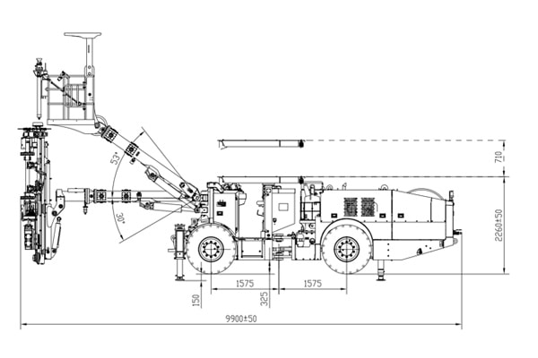 Jumbo de boulonnage hydraulique HT91-S